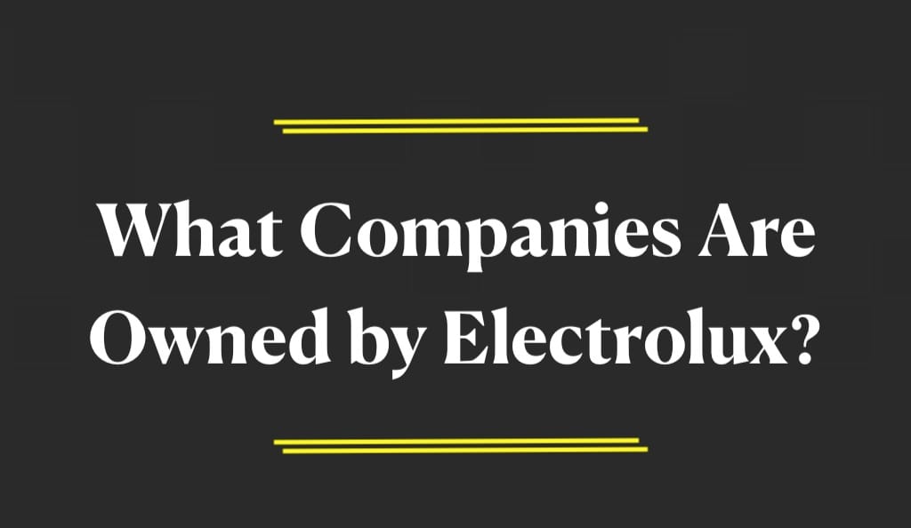 What Companies Are Owned by Electrolux?